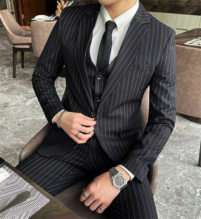 【オープン記念！5%OFFクーポン 11/14まで】スリーピース メンズスーツ ビジネススーツ メンズ 前撮り フォーマル 黒 冠婚葬祭 リクルートスーツ 通勤 オフィス 面接 就職活動 3ピーススーツ パンツスーツ 披露宴 結婚式 二次会 同窓会 大きいサイズ タキシード 紳士服