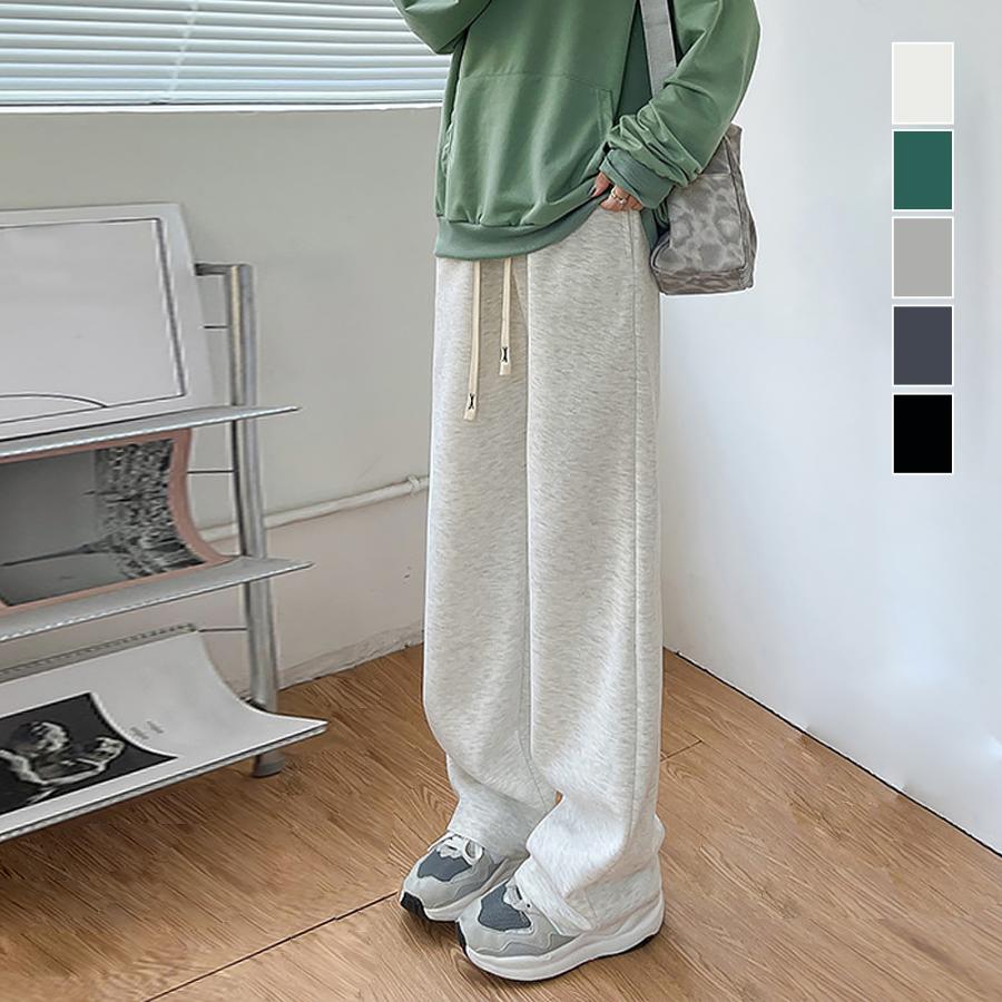 【3133円→実質2563円 P5+5%COUPON+10%OFF! 11/27 01:59迄】スウェットパンツ レディース 韓国 5色