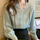 【3947円→実質3229円 P5+5%COUPON+10%OFF! 11/27 01:59迄】ブラウス レディース 春 新作 シャツ トップス 長袖 大人 通...