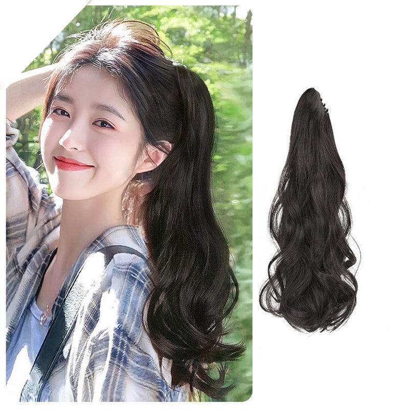 【3835円→実質3137円 P5+5%COUPON+10%OFF! 11/27 01:59迄】簡単取付 つけ毛 エクステ ポニーテール 自然 ロング ボリュー...