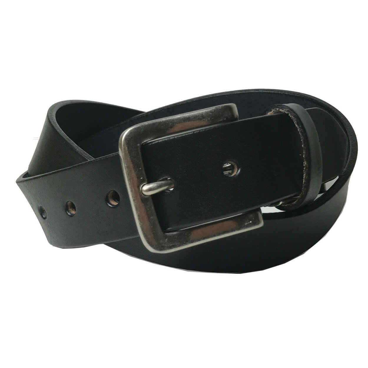 【4386円→実質3588円 P5+5%COUPON+10%OFF! 11/27 01:59迄】栃木レザー ベルト メンズ 訳あり アウトレット 本革 ネイビー ホワイト レッド ヌメ革 無地 カジュアル 35mm 牛革 黒色 ダークブラウン(4)