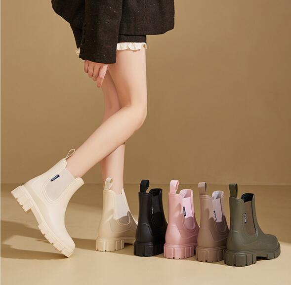 【4356円→実質3564円 P5+5%COUPON+10%OFF! 11/27 01:59迄】【レディース ショートレインブーツ】おしゃれで軽量な完全防水レイ...