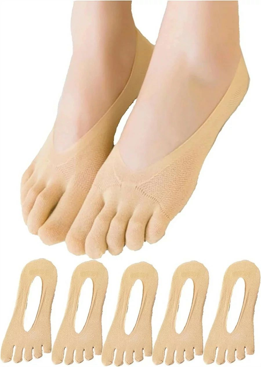 【100枚！5%COUPON+P5倍→実質1782円 11/17まで】5本指 カバーソックス レディース メッシュ むれない ..