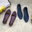 【2180円→実質1962円 P5+5%COUPON! 11/27 01:59迄】サンダル メッシュラバー 可愛い 歩きやすい ラバーパンプス フラットシューズ...