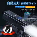 自転車ライト 感光センサー 高輝度 小型 USB充電式 自動点灯 LED IPX7防水 電池残量一目瞭然 サイクリング 防眩 防水 防塵 明るい 子供
