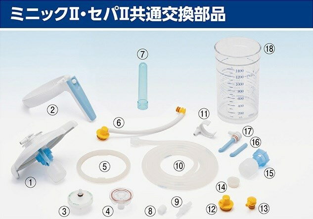 吸引用交換部品（ミニックII・セパII共通） クッション部カバー（フィルター付）E7227-MS2　200191253 新鋭工業