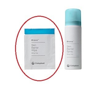 ブラバ 皮膚被膜剤ワイプ コロプラスト 12021 30入