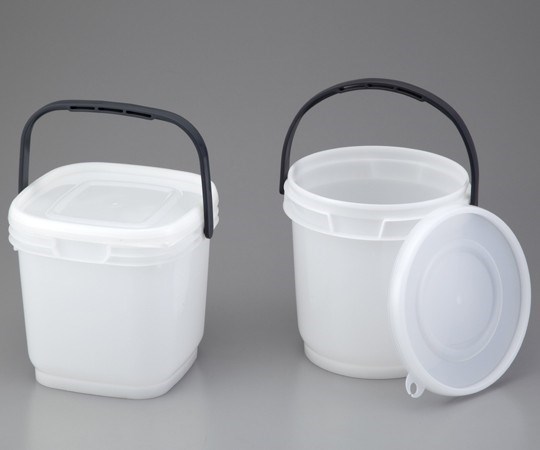 2-8640-01 密閉バケツ・ミニ 角−3L