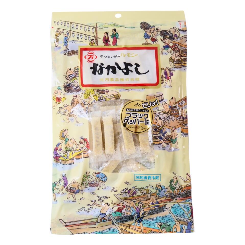 花万食品 なかよし ブラックペッパー チーズいか 80g 3袋 青森 八戸 名物 珍味 おつまみ ピリ辛 酒の肴 個包装 irukadoh01-10000137 イルカ堂 楽天市場店 サンプル画像2