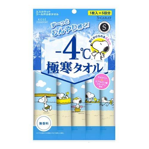 【まとめ買い×6個】エスカラット 極寒タオル 5枚 4971710398724 熱中症対策 体感 冷たい