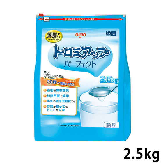 日清オイリオ トロミアップパーフェクト 2.5kg/袋 【とろみ調整食品】【平日午前11時迄のご注文で即日発送】 (賞味期限2025/09/07)のサムネイル