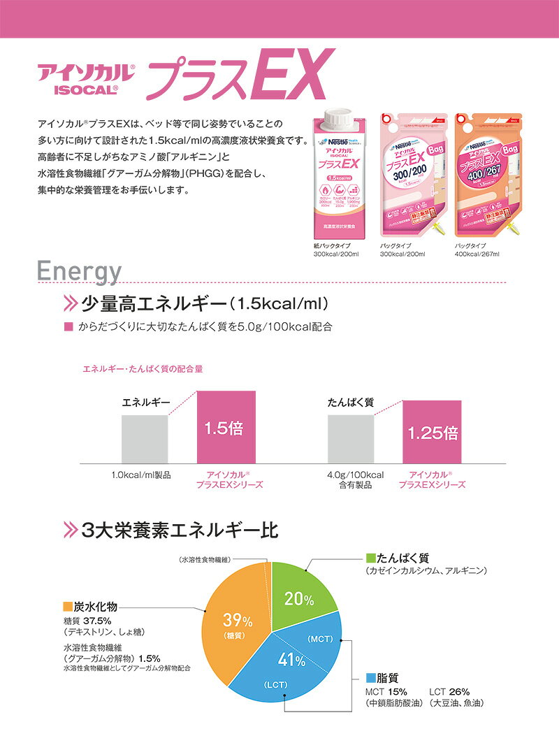 (��������) �ͥ��� ���������� �ץ饹EX(�������å���) �Хå� 400kcal 267ml��18/Ȣ ������󥻥�/�����Բġ����ٸ��ȯ��/3��5�Ķ���������ͽ���