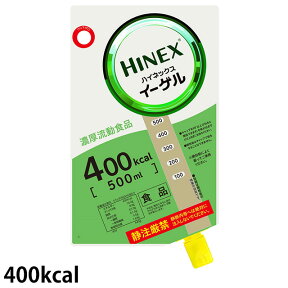 大塚製薬 ハイネックスイーゲル 400kcal 500ml×12袋/ケース)【濃厚流動食】 (賞味期限2024/07/06)