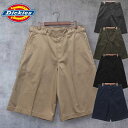 2025新作 【Dickies】 ディッキーズ ハーフパンツ 【正規代理店商品】 5ポケット ワイド ツイル デニム ワーク ストリート ブランド ユニセックス ディッキーズハーフパンツ Dickiesハーフパンツ ディッキーズショートパンツ Dickiesショートパンツ