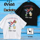限定商品 【DUCKSTER】 オリオンビール Tシャツ ダックスター Tシャツ コラボレーション 沖縄マップ スカジャン風 吸水速乾加工 オーバーサイズ 綿 ユニセックス レジャー アーバン アウトドア 旅行 ダックスターTシャツ オリオンビールTシャツ OrionビールTシャツ
