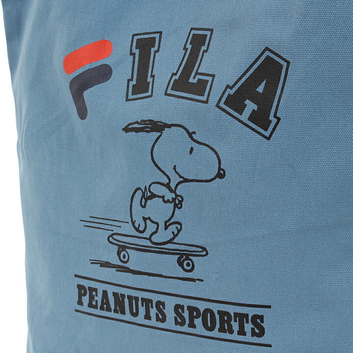 【再入荷】 【FILA】 FILA PEANUTS スヌーピー コラボ 2WAYトートバッグ ショルダーバッグ フィラ キャンバス 大容量 旅行 タウン 通勤 通学 メンズ レディース ユニセックス filaトートバッグ フィラトートバッグ スヌーピー バッグ