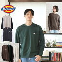 【Dickies】 DICKIES トレーナー ワンポイント ロゴ スウェットシャツ コットン 綿 100% 裏毛 ワーク ストリート ブランド メンズ レディース ユニセックス ディッキーズトレーナー Dickiesトレーナー