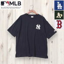 【2023再入荷】 【MLB】 メジャーリーグベースボール Tシャツ ツイルワッペン ビックシルエット オーバーサイズ コットン100 ユニセックス ヤンキース アスレチックス ドジャース レッドソックス メジャーリーグベースボールTシャツ MLB Tシャツ