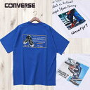 【CONVERSE】 コンバース Tシャツ ワンポイント刺繍 バック刺繍 プリント オーバーサイズ M L LL ユニセックス 半袖 韓国 CONVERSETシ...