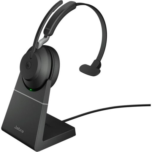 JABRA 26599-899-889 Jabra Evolve2 65 MS Mono USB-C Stand Black JABRA 26599-899-889 Jabra Evolve2 65 MS Mono USB-C Stand Black