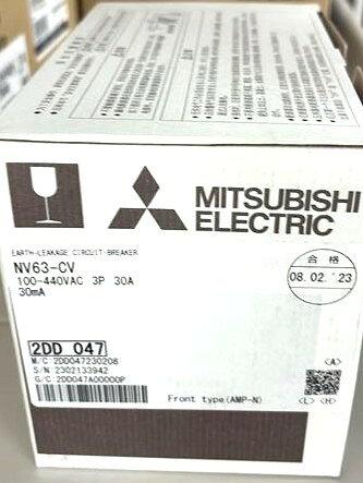 【訳アリ】 三菱電機 NV63-CV_3P_30A_100-440V_30MA 漏電遮断器
