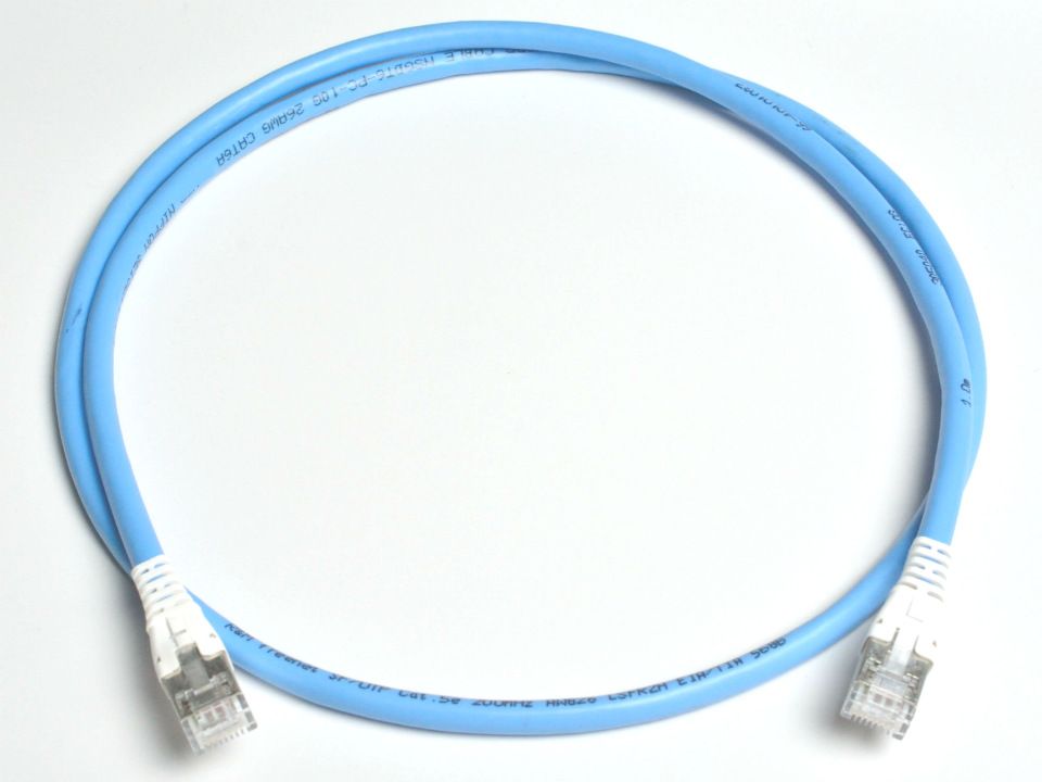 樂天商城 - 日本製線 Cat6A 撚線パッチコード SF/UTP NSGDT6-PC-10G-SB-MP4R-L 568Bストレート 6M
