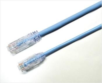 冨士電線 slim-patch6-28AWGX4P-1mプラグ付 Cat6 超細径UTPパッチコード (色) 1m slim-patch 6 28AWG×4P-1m