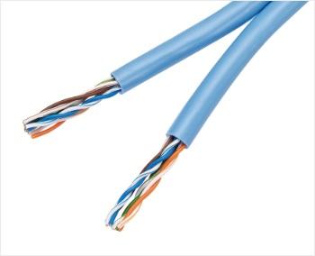 冨士電線 D-TPCC50.5X8P Cat5e 屋内用 LANケーブル 4Pデュアル D-TPCC 5 0.5mm×8P (薄青) 200m