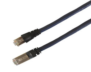 冨士電線 4HFS-TPCC5-PATCH-FA-B6B-P高遮蔽型 Cat5e シールドコネクタ付 LANケーブル (濃青) 6m 4HFS-TPCC5-PATCH-FA-B6B-P