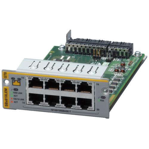 アライドテレシス 3518RN5 AT-SBx81XLEM/GT8-N5 アカデミック ラインカード