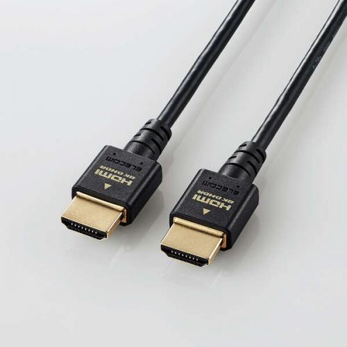 ELECOM DH-HD21ES15BK HDMI�����֥�/HDMI2.1/����ȥ�ϥ����ԡ���/�����/1.5m/�֥�å�