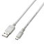 ELECOM MPA-AMB2U08WH microUSB֥/2A//̿/0.8m/ۥ磻