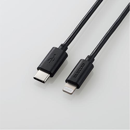 ELECOM MPA-CL05BK USB-C to Lightning֥//0.5m/֥å