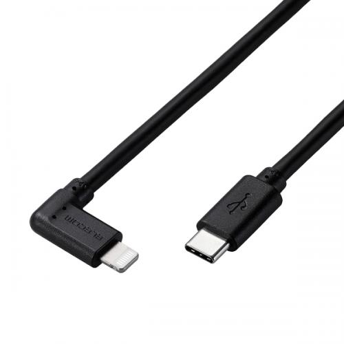 ELECOM MPA-CLL20BK USB Type-C to LightningP[u/USB Power DeliveryΉ/LRlN^/R/2.0m/ubN