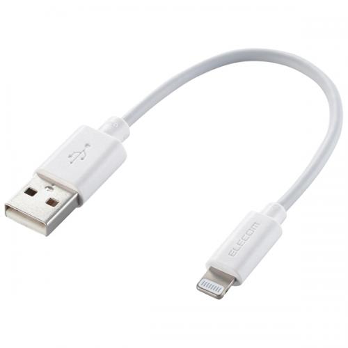 ELECOM MPA-UAL01WH Lightning֥//0.1m/ۥ磻