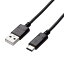 ELECOM U2C-AC05NBK USB2.0֥/A-C/ǧ/0.5m/֥å
