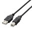 ELECOM U2C-BN07BK USB2.0֥/A-B/Ρޥ/0.7m/֥å