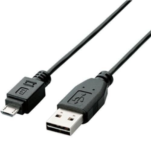 ELECOM U2C-DAMB20BK ξޤUSB֥/(A-microB)/2.0m/֥å