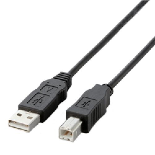 ELECOM USB2-ECO05 EU AB/RoHSUSB֥ AB/0.5m(֥å)