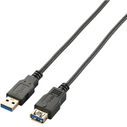 ELECOM USB3-EX10BK ɍUSB3.0P[u(A-A)/1.0m/ubN
