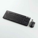 ELECOM TK-FDM109MKBK 無線キーボード&マウス/薄型/メンブレン式/抗菌/コンパクトサイズ/ブラック