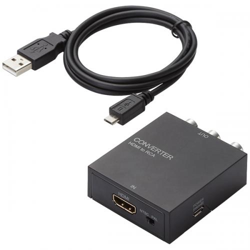 ELECOM AD-HDCV02 _EXLRo[^[/HDMI-RCA/HDMI1.4