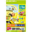 ELECOM EDT-STCAS 手作りステッカー/自動車・自転車専用/A4/透明
