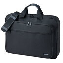 サンワサプライ BAG-U59BK PCキャリングバッグ(17.3インチワイド対応・ブラック)