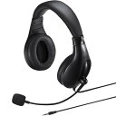 サンワサプライ MM-HS401BK 4極対応ヘッドセット(ブラック)