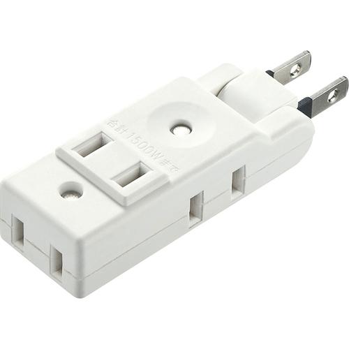 Rakuten - サンワサプライ TAP-AC10W スイングミニタップ（2P・4個口・ホワイト）