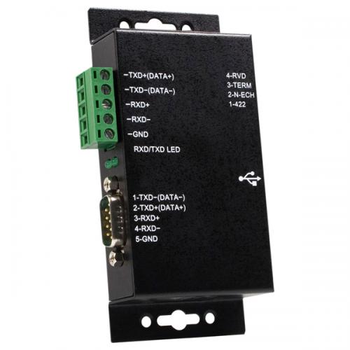 StarTech.com ICUSB422IS 産業用USB-1ポートRS422/RS485シリアル変換絶縁型アダプタサージ保護回路付き1xUSBメス-DB9オス/ターミナルブロック5線式