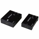 StarTech.com ST121HDBTPW Cat5e/Cat6HDMIエクステンダー(延長器)HDBaseT規格準拠ウルトラ4K対応パワーオーバーケーブ...