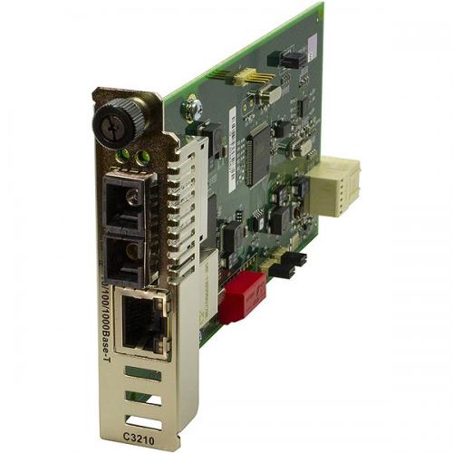 Transition C3210-1014 1000Base-LX/10/100/1000Base-T(RJ-45)/SC/VO[h/1310nm/10km