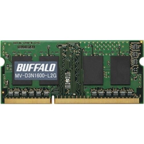 BUFFALO MV-D3N1600-L2G D3N1600-2G相当 法人向け 白箱 6年保証 PC3L-12800 DDR3 SDRAM S.O.DIMM 2GB 低電圧